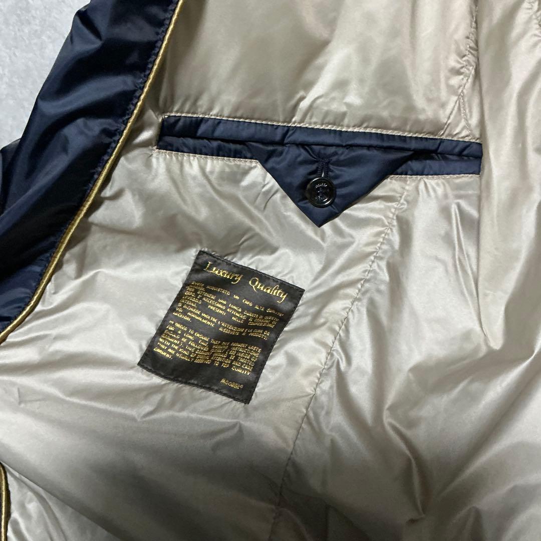 【美品】MooRER ムーレー　M-65 ブルゾン　ネイビー 50