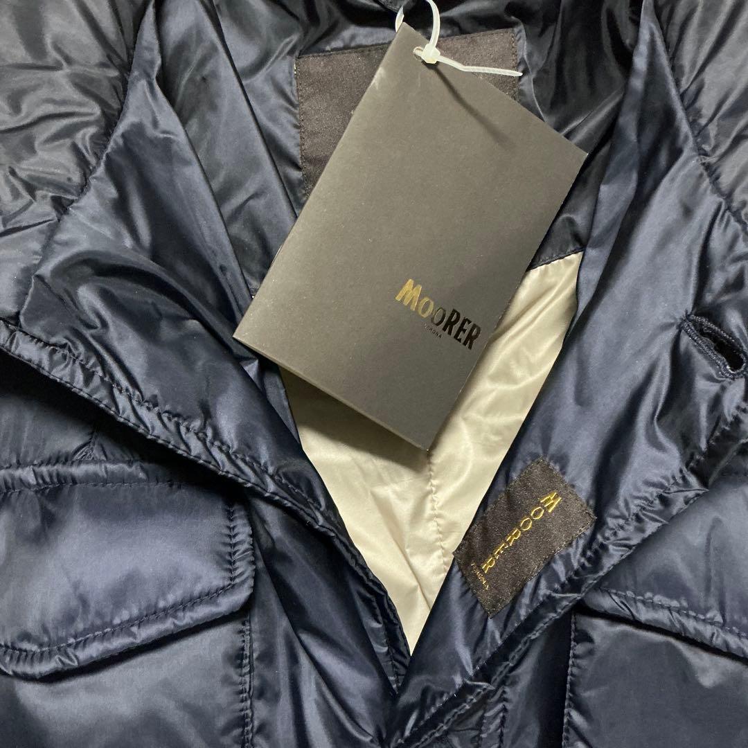 【美品】MooRER ムーレー　M-65 ブルゾン　ネイビー 50