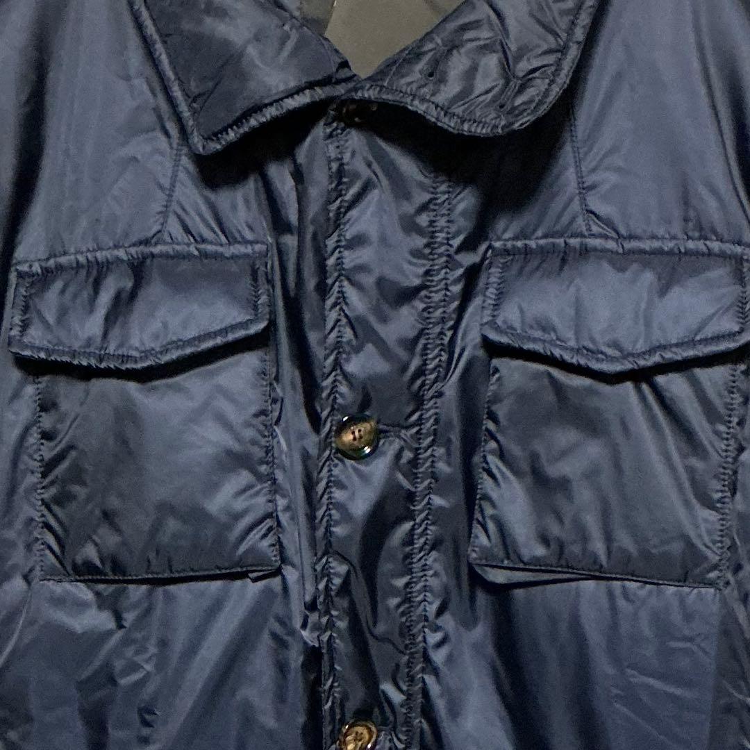 【美品】MooRER ムーレー　M-65 ブルゾン　ネイビー 50