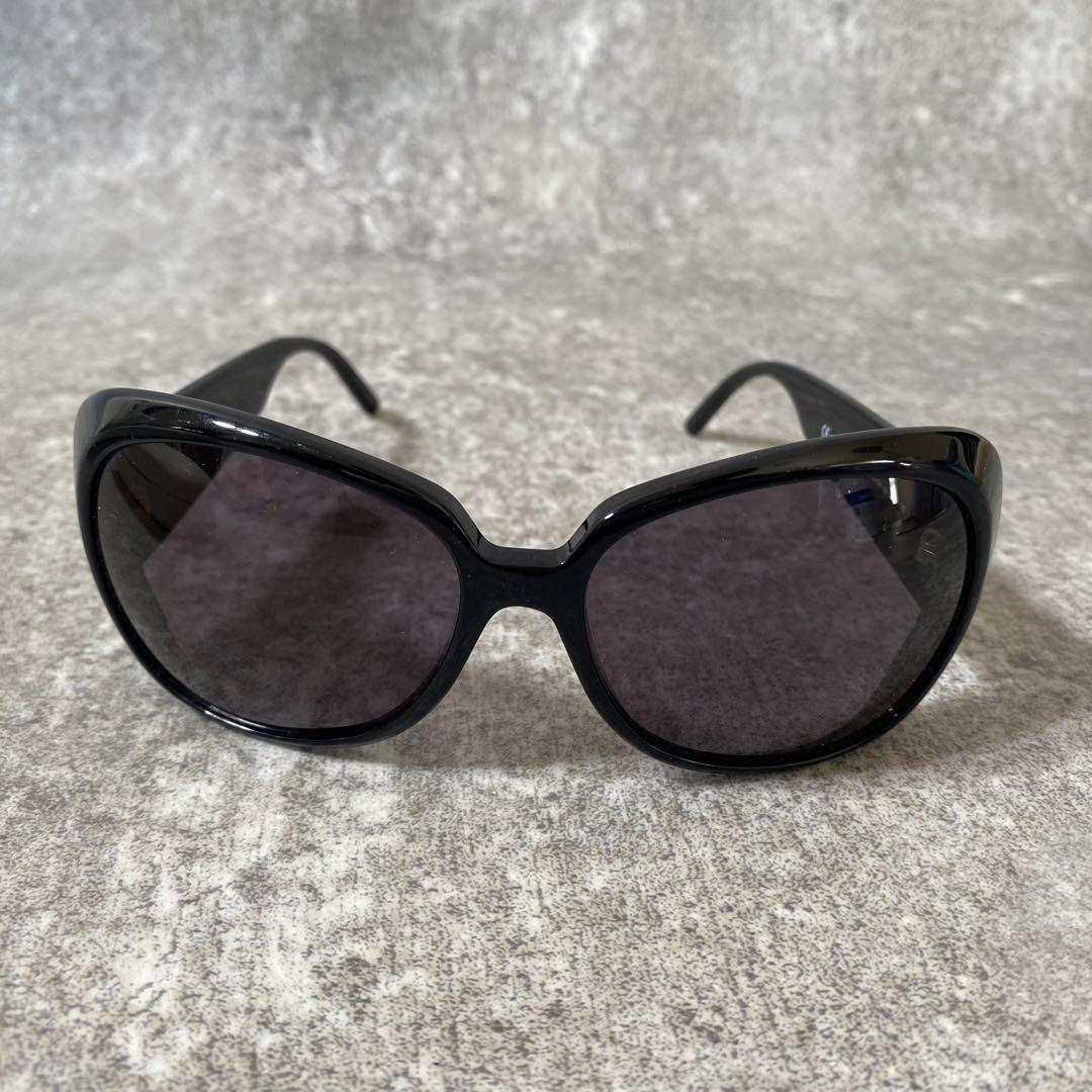 YSL イブサンローラン　サングラス　カサンドラ　ロゴ金具　ブラック　黒