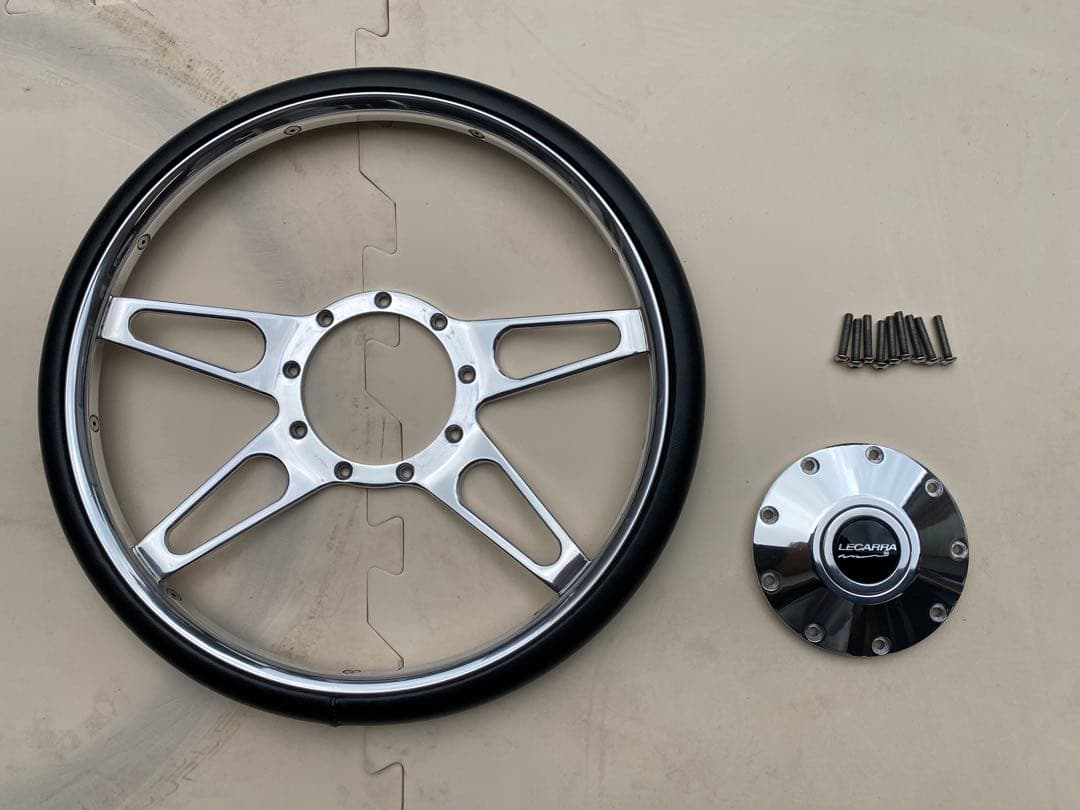 希少 レカラ バイク2ステアリングホイール