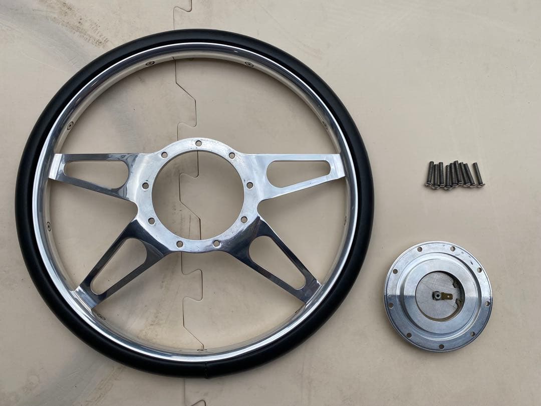 希少 レカラ バイク2ステアリングホイール