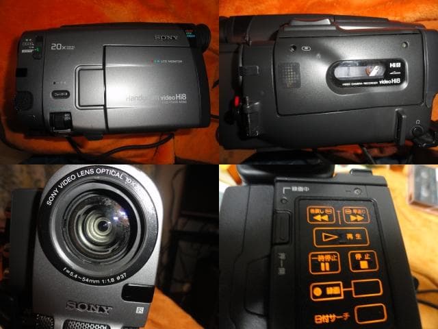 録画・再生・ＯＫ◆SONY　Hi８ CCD-TRV９０