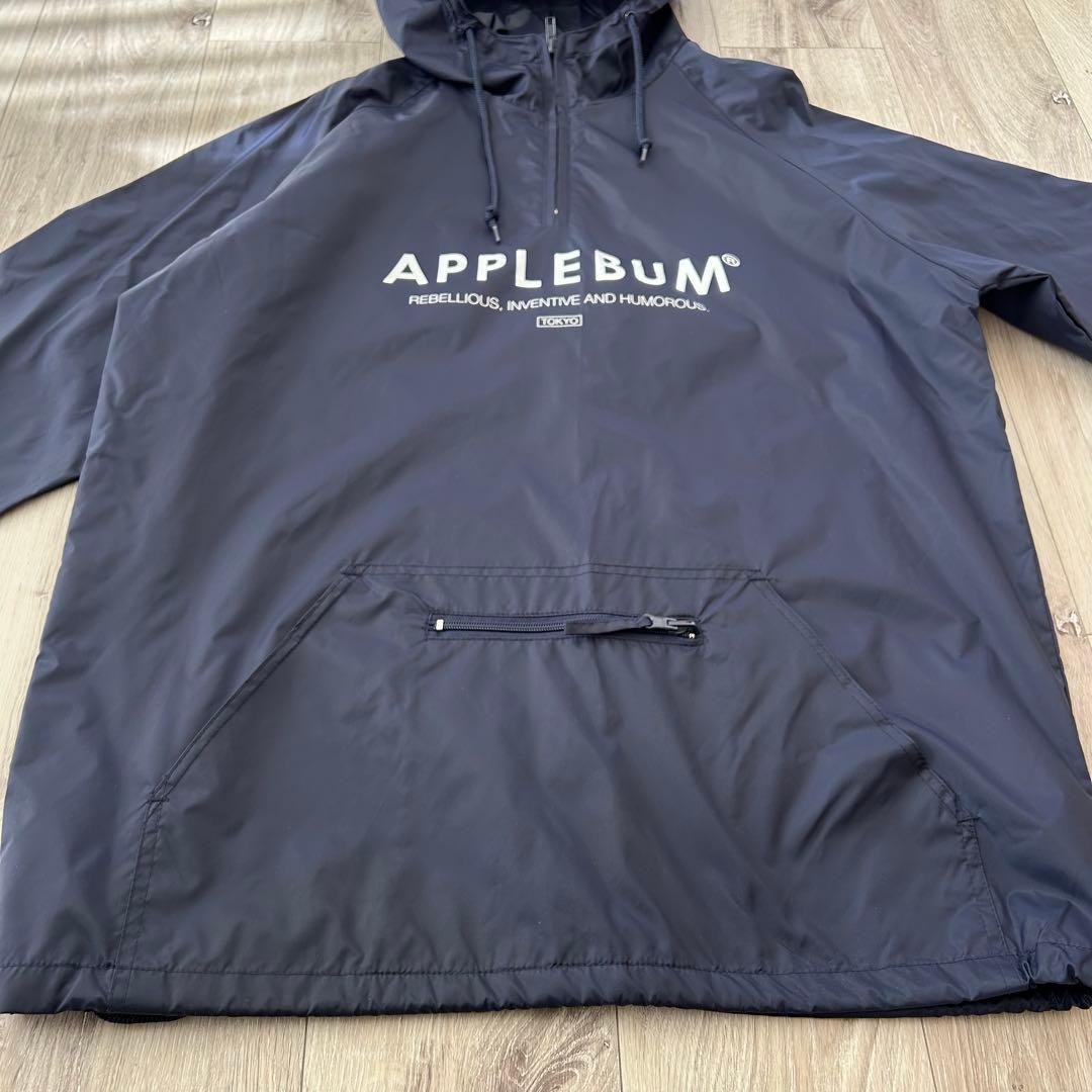 【美品】APPLEBUM アノラック パーカー ナイロンジャケット 紺 L