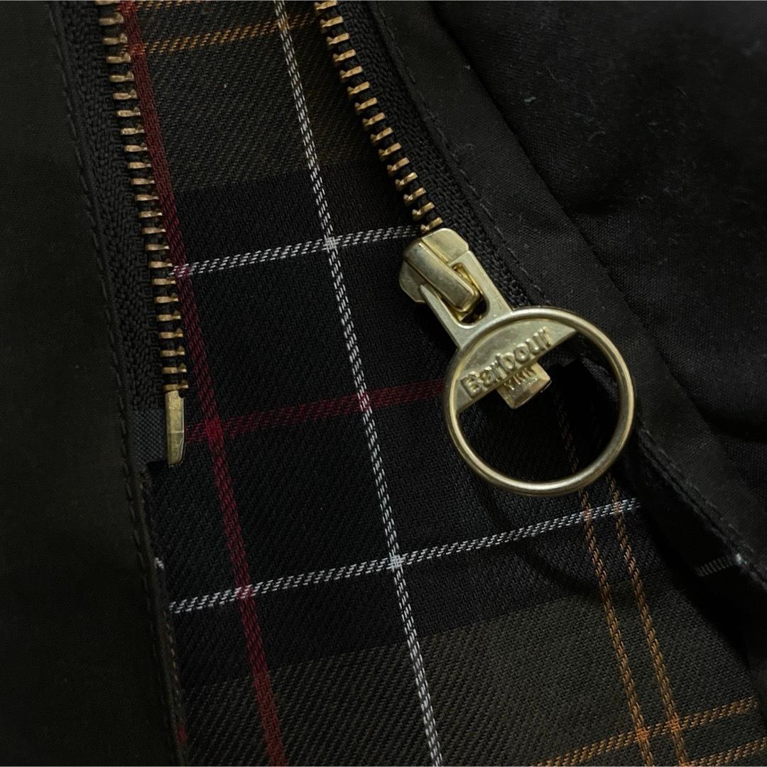 6641 バブアー　オイルドジャケット　襟コーデュロイ　イギリス製　カーキ