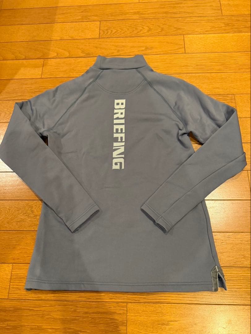 BRIEFING ハイネック裏起毛長袖シャツ