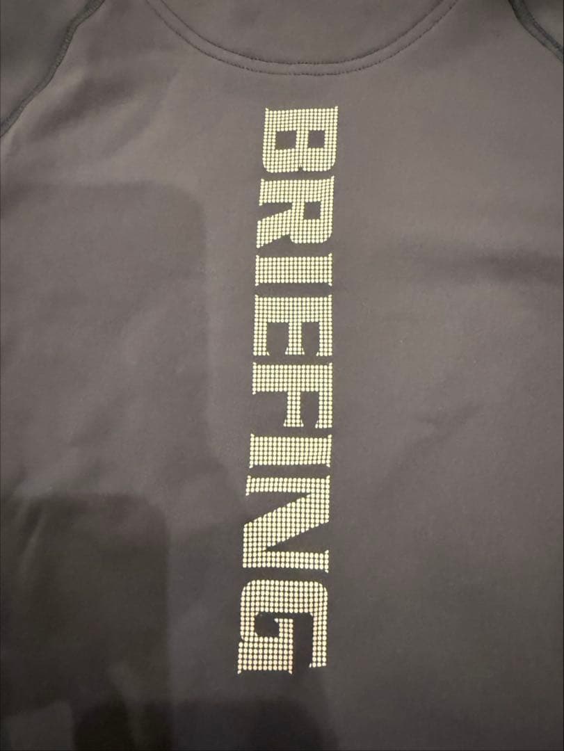 BRIEFING ハイネック裏起毛長袖シャツ