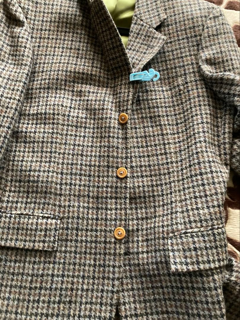(bendaisen様)専用ハリスツイード テーラードジャケット ツィード千鳥柄