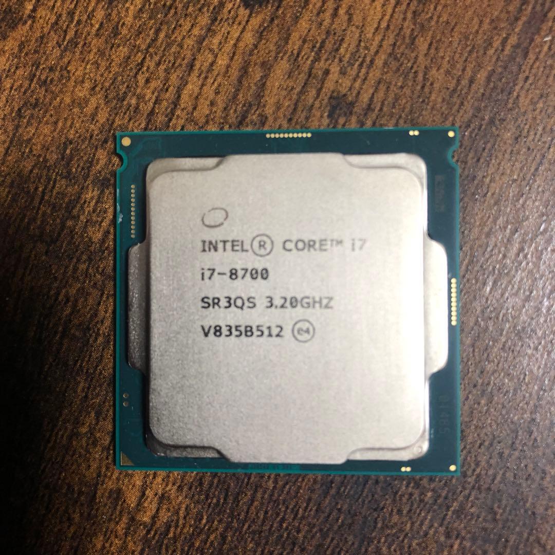 intel core i7-8700 3.20GHZ CPU インテル PC