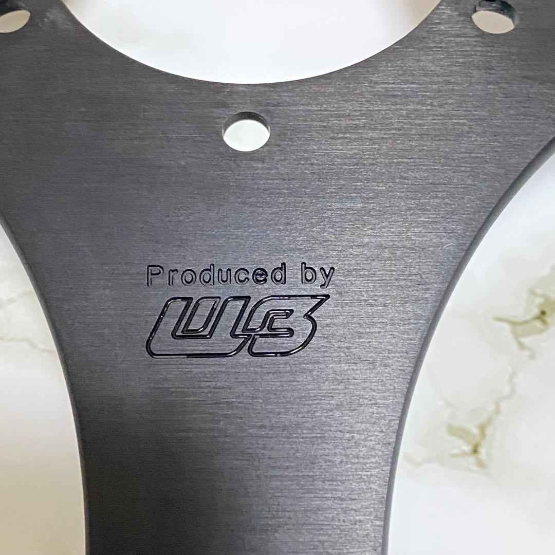 ワークスベル ステアリング　イエローステッチ