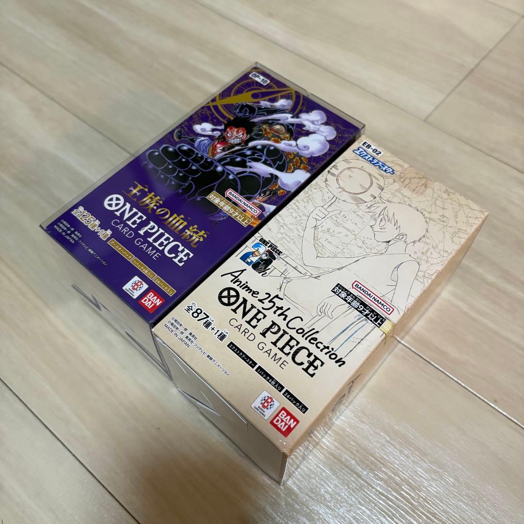 ワンピースカード 未開封2BOX 王族の血統 Anime 25th