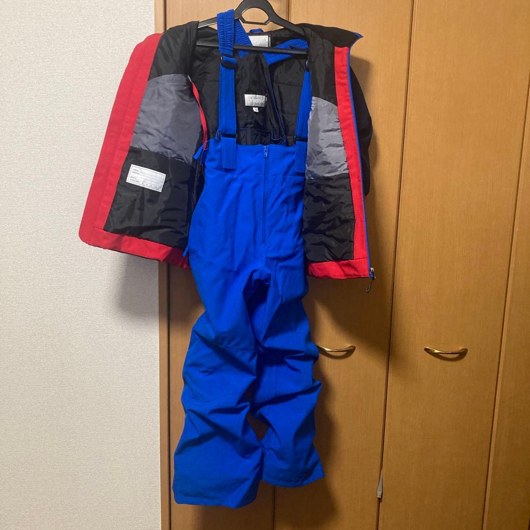 phenix 子ども用スキーウェア 赤/青　手袋プレゼント