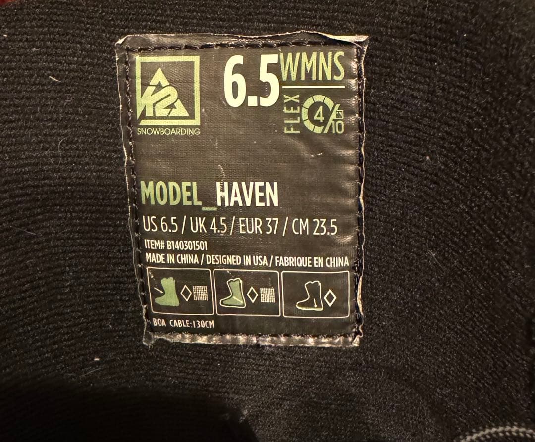 K2 スノーボードブーツ heaven