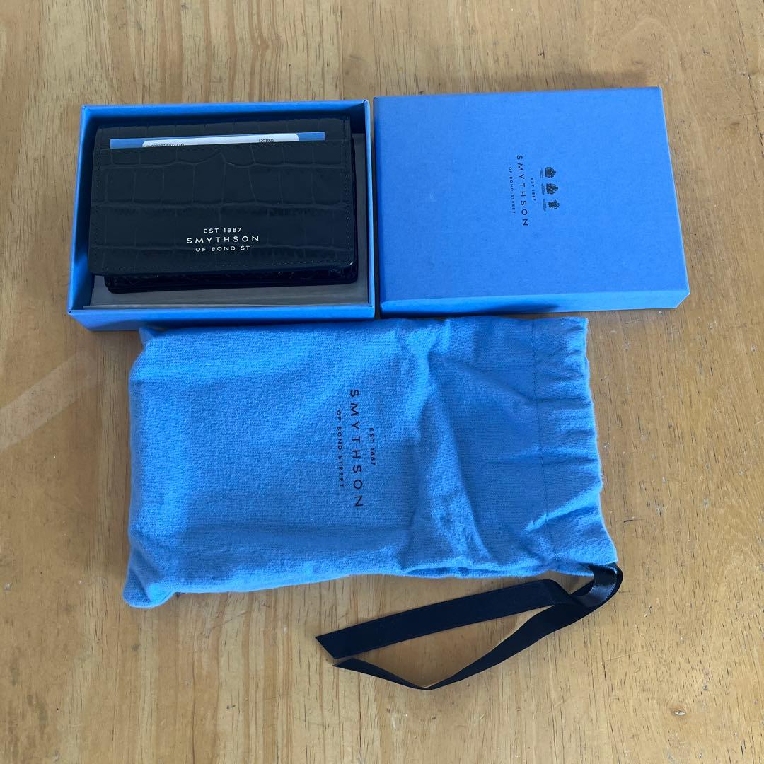SMYTHSON クロコダイルレザー 名刺入れ