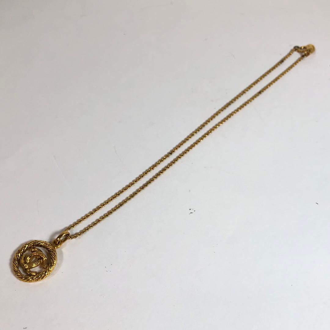 CHANEL ネックレス ヴィンテージ ゴールド ココマーク サークル