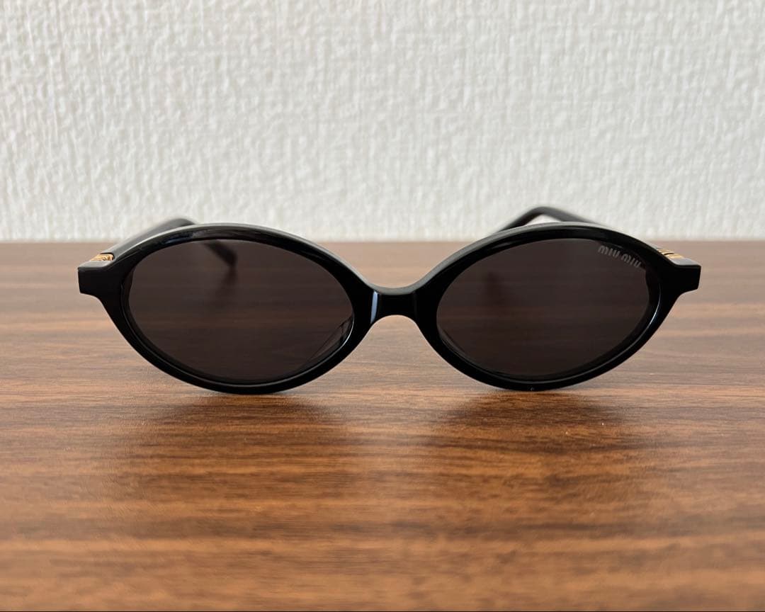 miumiu ミュウミュウ ミュウ リガード サングラス メガネ 眼鏡 ブラック