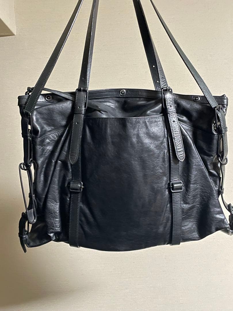 パトリックステファン 初期型 アトリエバッグ 馬革 黒 日本製