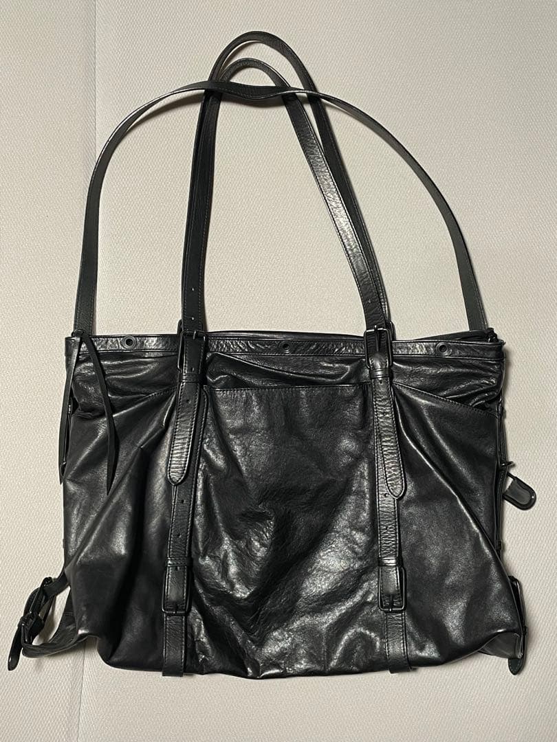 パトリックステファン 初期型 アトリエバッグ 馬革 黒 日本製