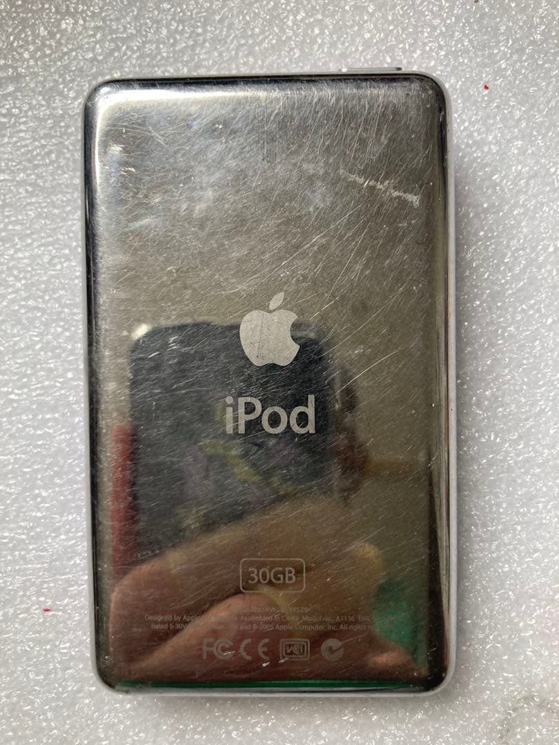 iPod classic SSD256GB&大容量バッテリー交換済　紫スケルトン