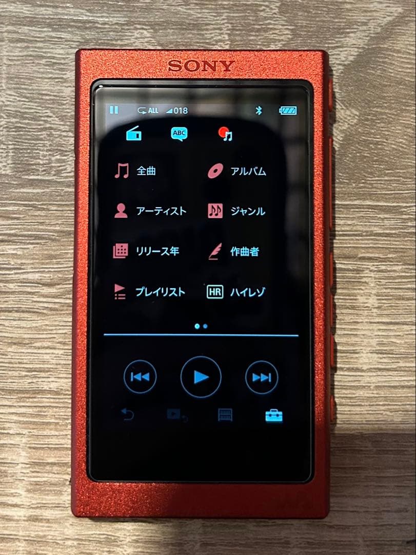 SONY NW-A35 レッド ウォークマン