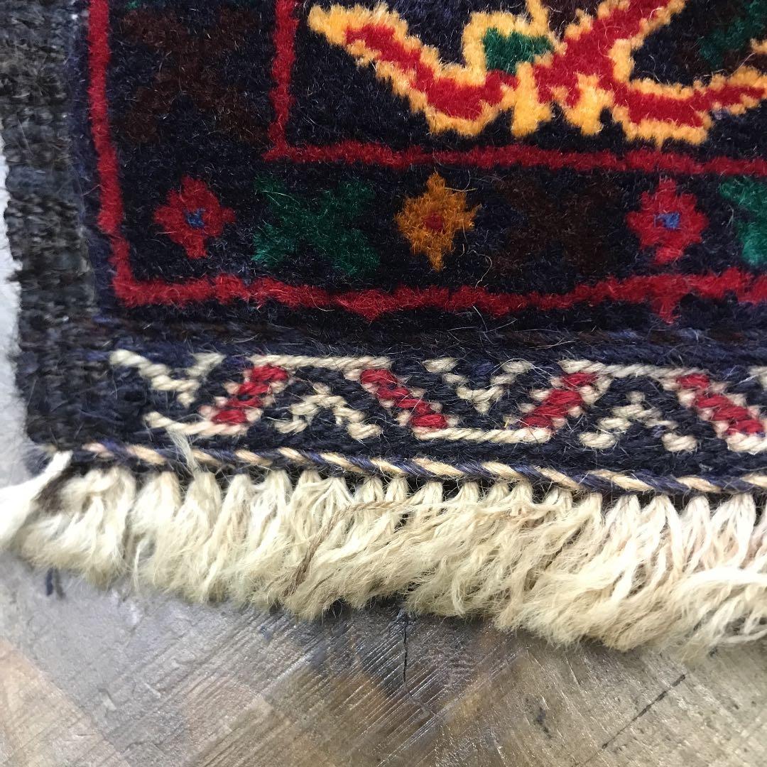 バルーチ　トライバルラグ　ヴィンテージ！　アフガニスタン絨毯　手織り