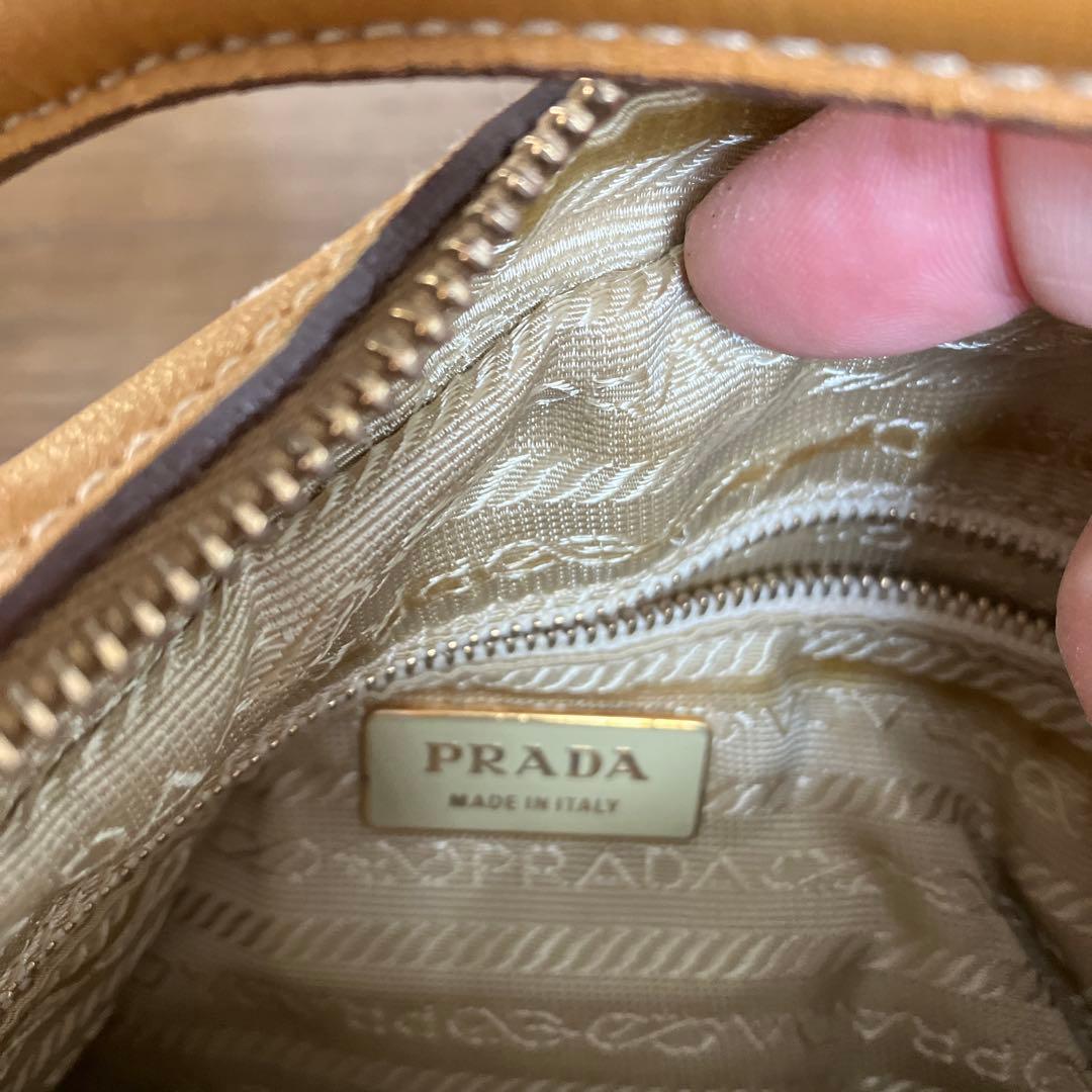 PRADA ショルダーバッグ ベージュ/キャメル