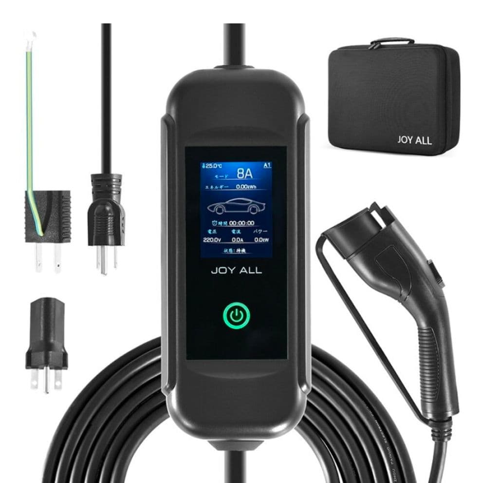 JOY ALL 電気自動車 充電ケーブル 8A/10A/13A/15A
