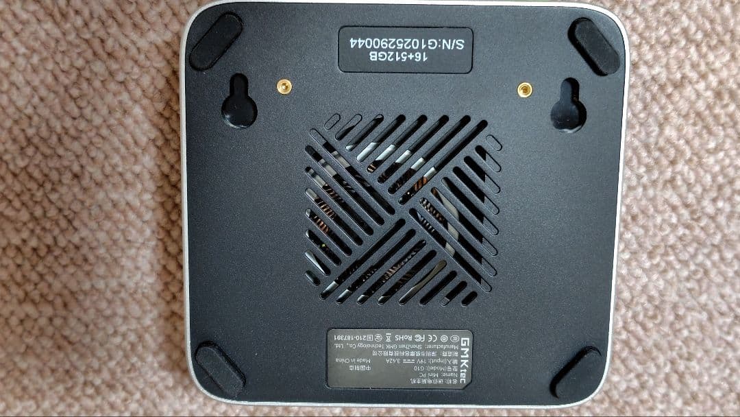 G*E様 ミニPC　GMKtec G10