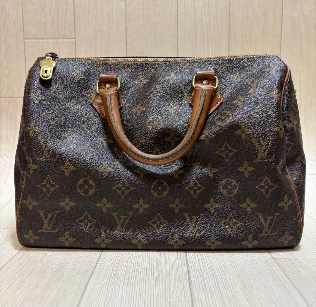 LOUIS VUITTON スピーディー ハンドバッグ モノグラム 鍵なし