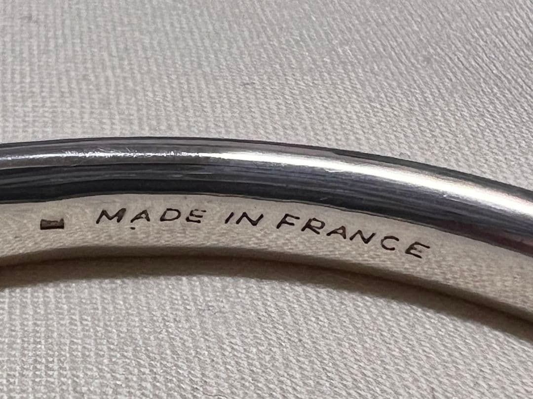 HERMES エルメス シュバルホース バングル メタル シルバー ヴィンテージ