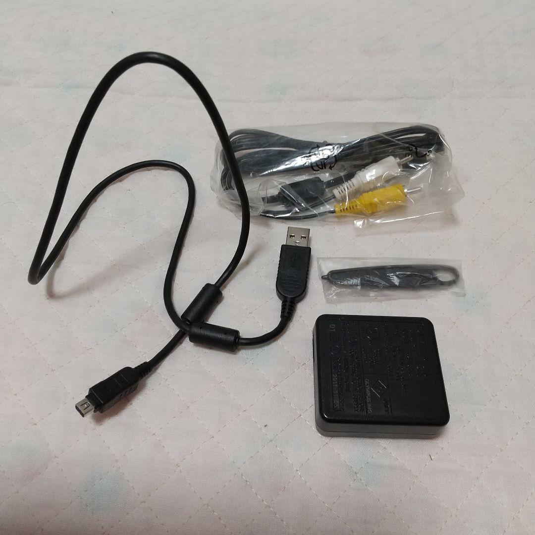 OLYMPUS デジタルカメラSH-21 ブラック 付属品、元箱あり 中古品