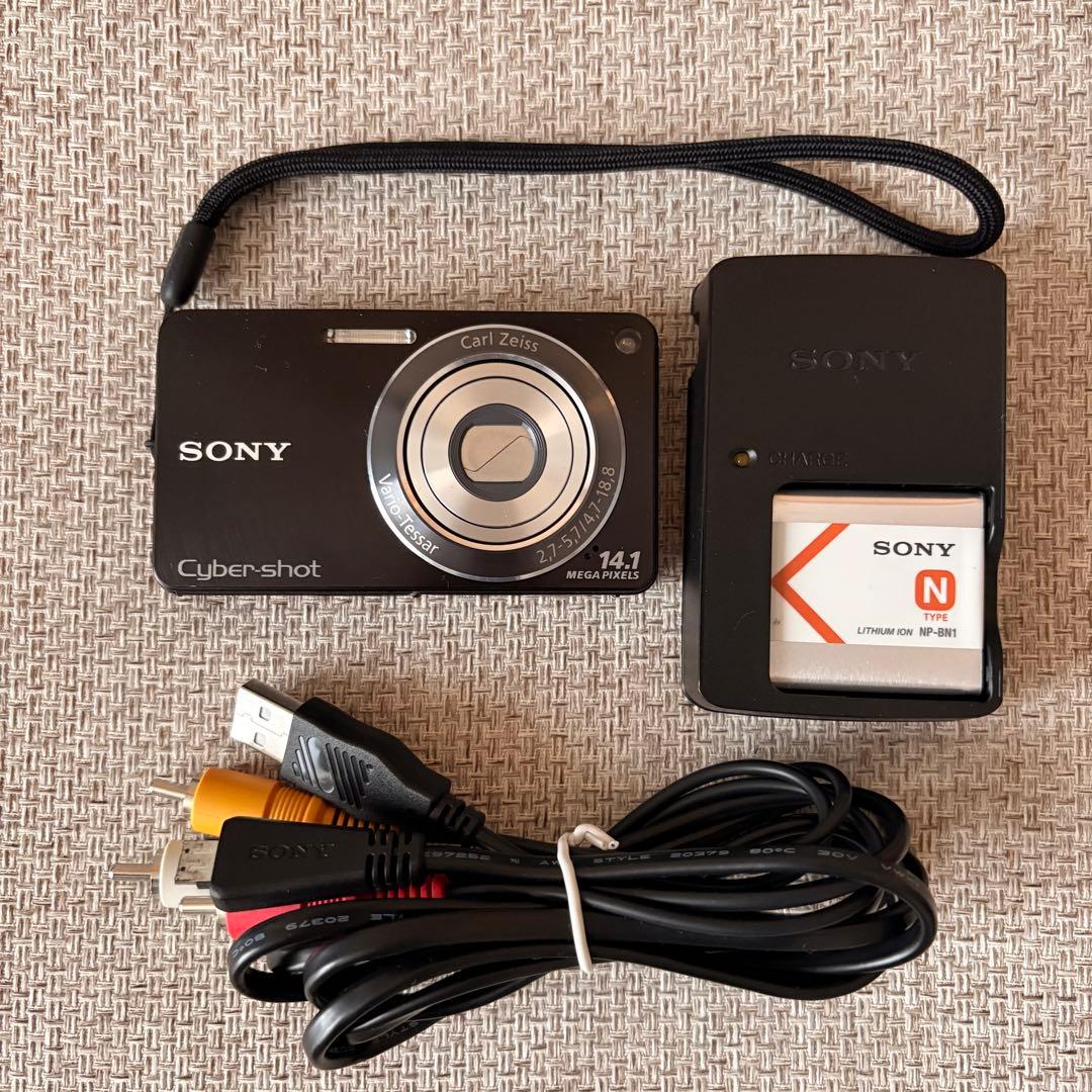 SONY Cyber-shot DSC-W350 美品 【動作確認済み】ブラック
