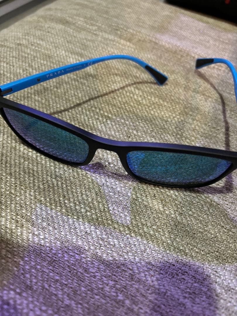 サングラス/ウェリントン/BLU/BLU/メンズ/SPS PRADA