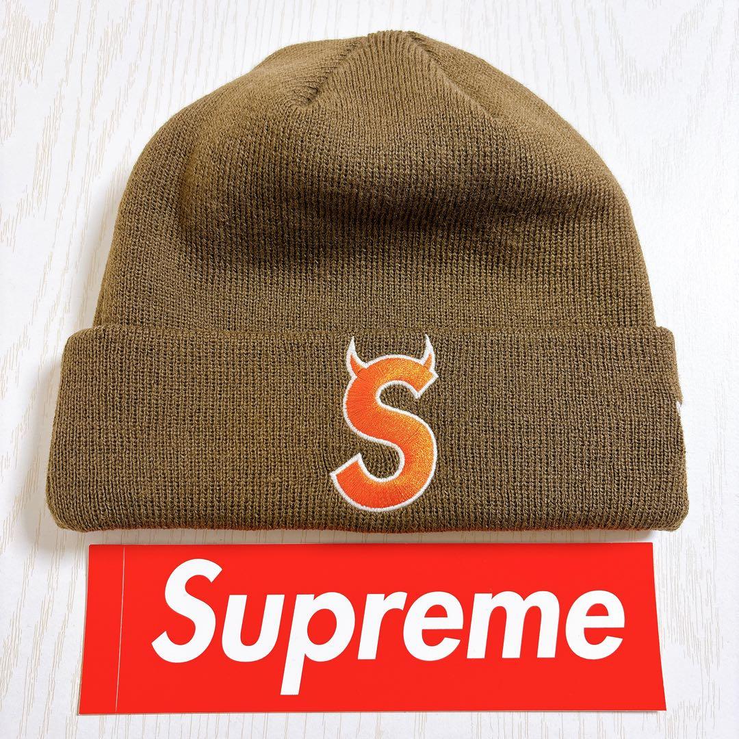 Supreme NEW ERA Sロゴ ツノ　デビル　ブラウン　オレンジ