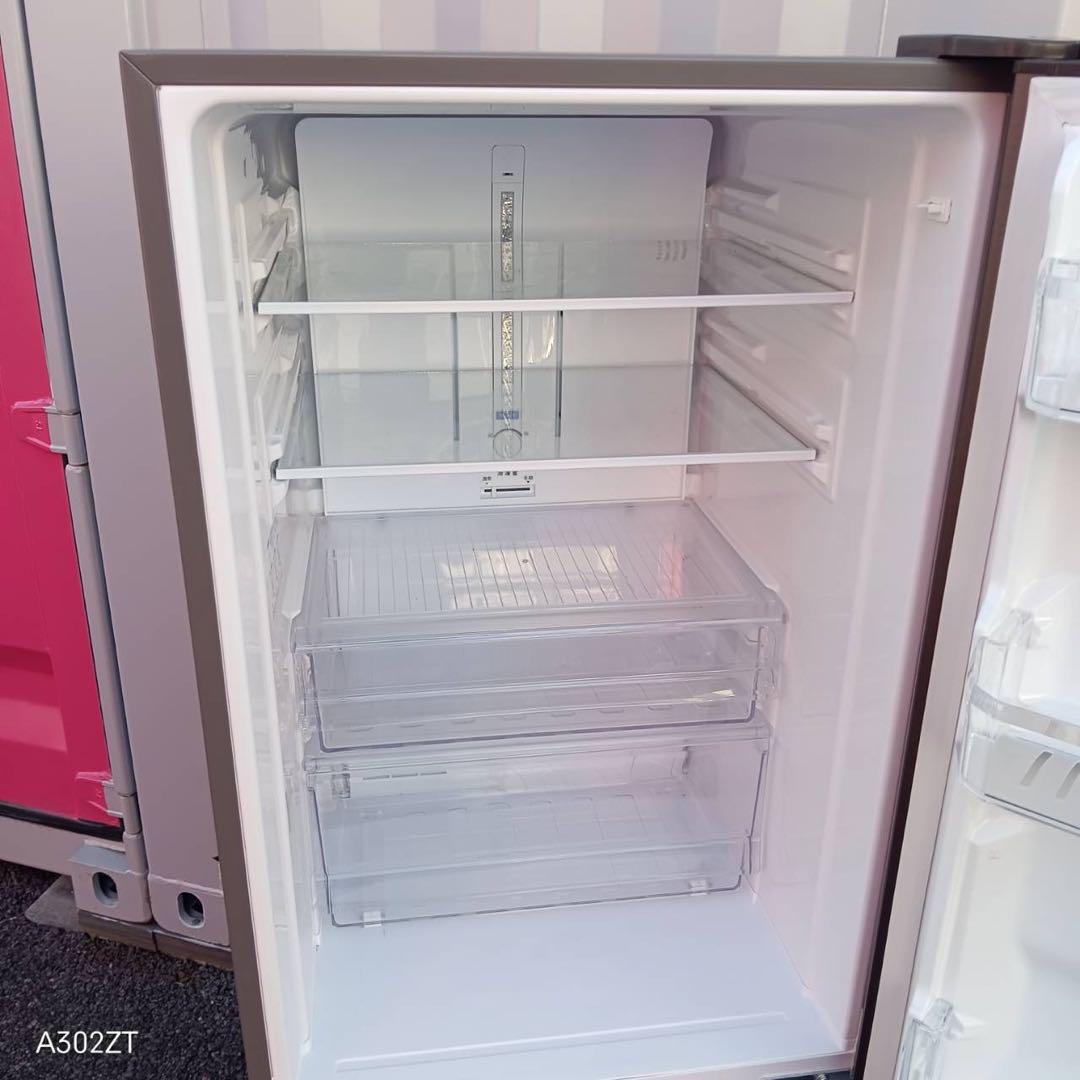 A410★ 2017年製★シャープ　冷蔵庫　大型　271L 自動霜取り　ブラウン