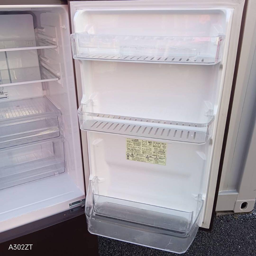 A410★ 2017年製★シャープ　冷蔵庫　大型　271L 自動霜取り　ブラウン