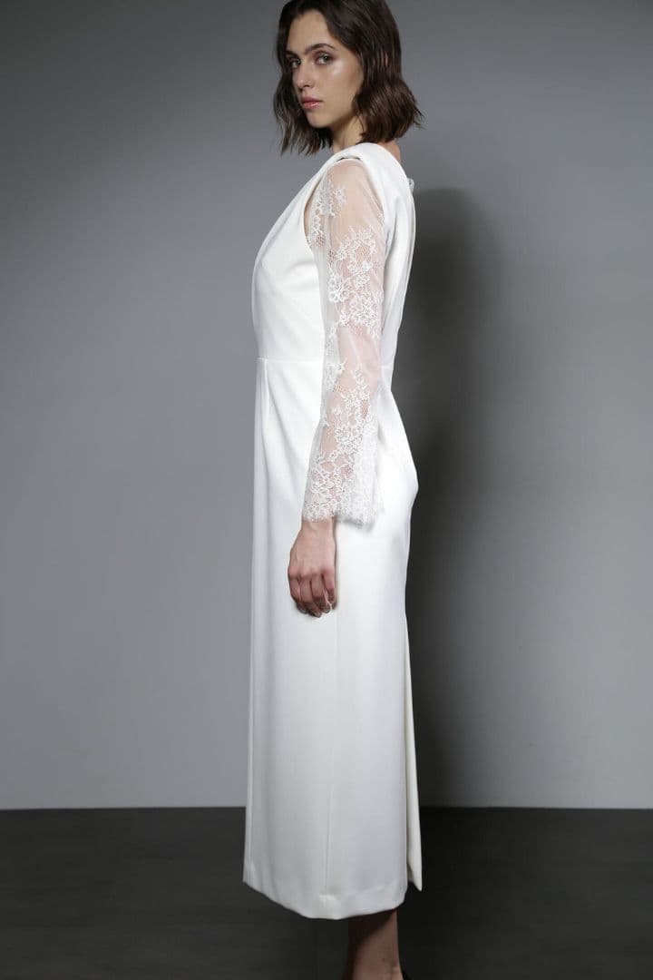 [Alunc] レースコンビドレス PINKY&DIANNE ドレスワンピース