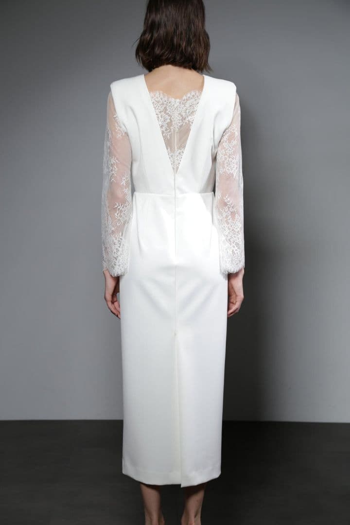 [Alunc] レースコンビドレス PINKY&DIANNE ドレスワンピース