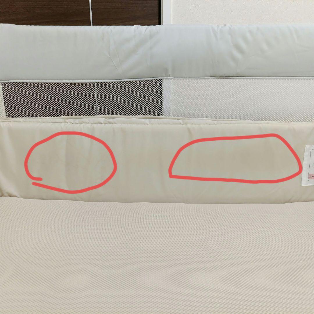 Aprica ベビーベッド ココネルエアーAB ホワイトグレー