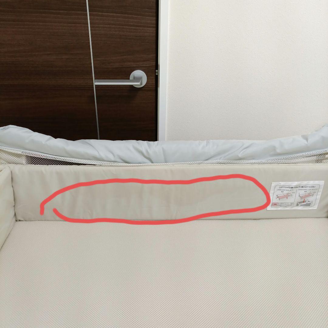 Aprica ベビーベッド ココネルエアーAB ホワイトグレー