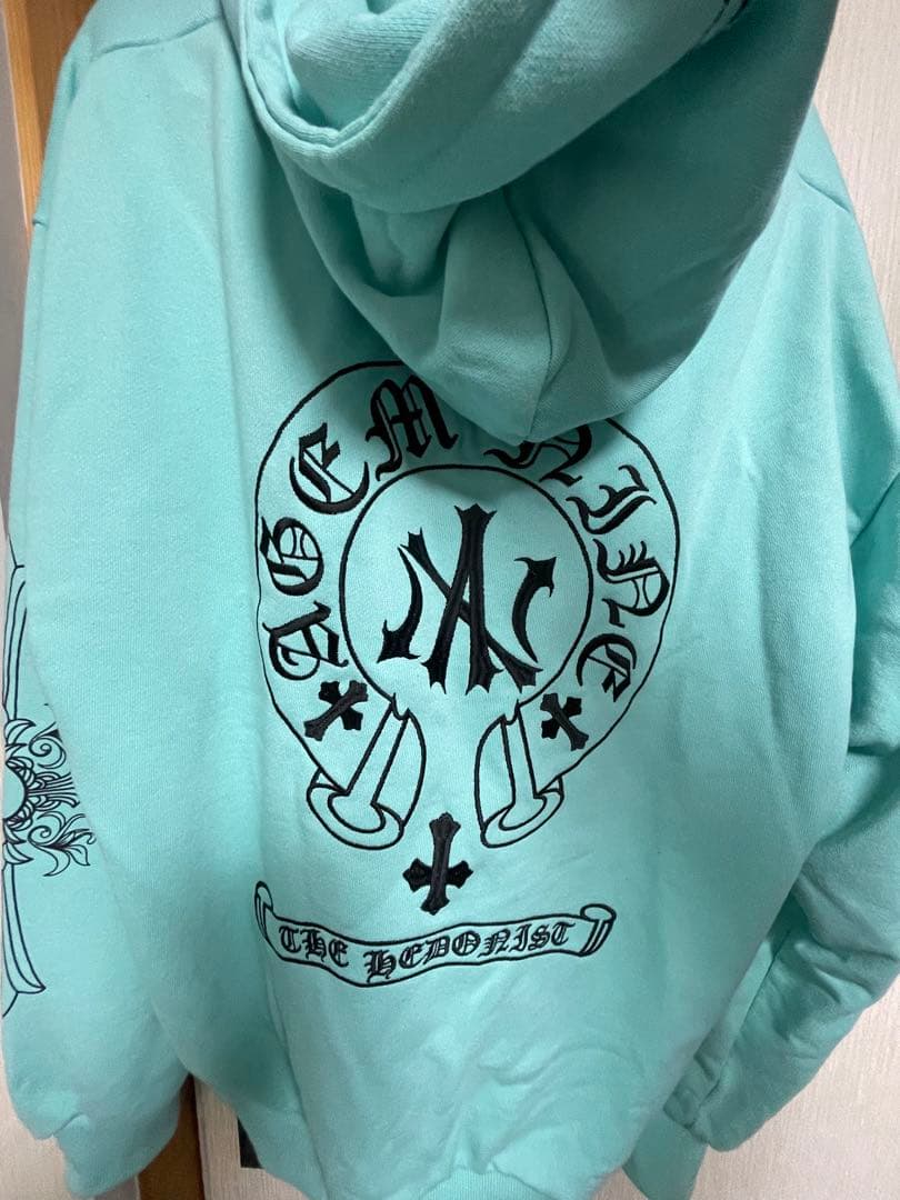 エージェムナイン、A'GEM/9 パーカー　水色　y2k