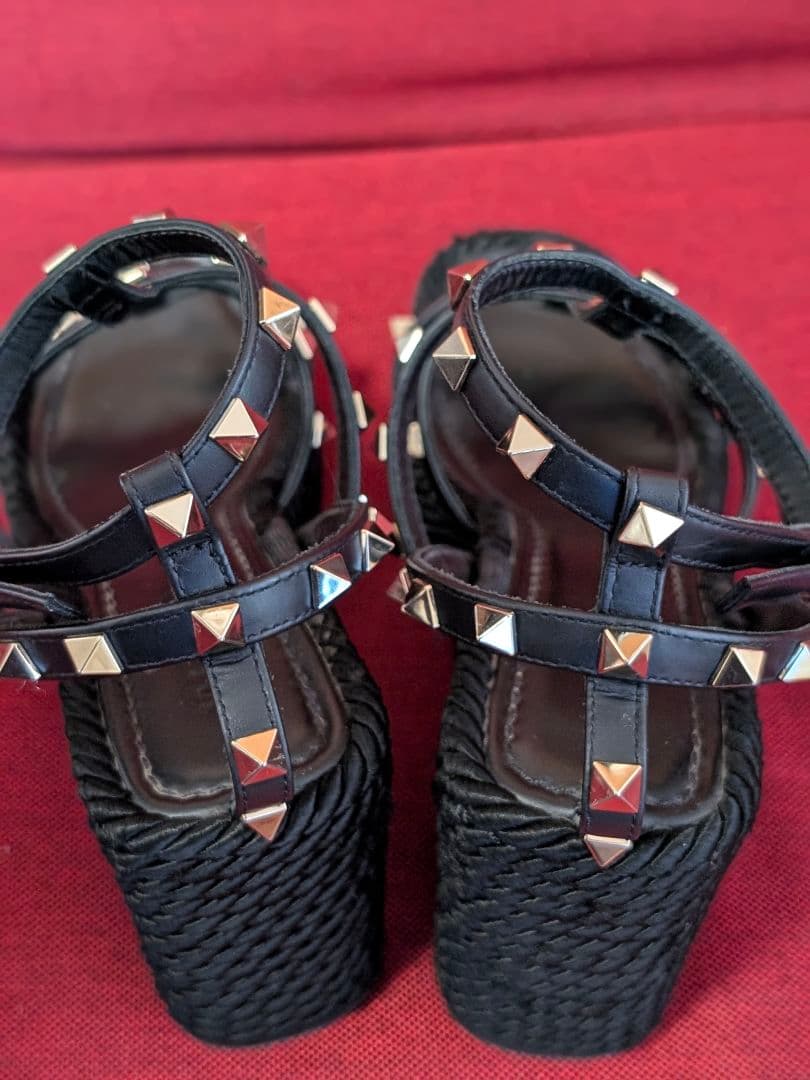 VALENTINO GARAVANI ヴァレンティウェッジソール サンダル 37