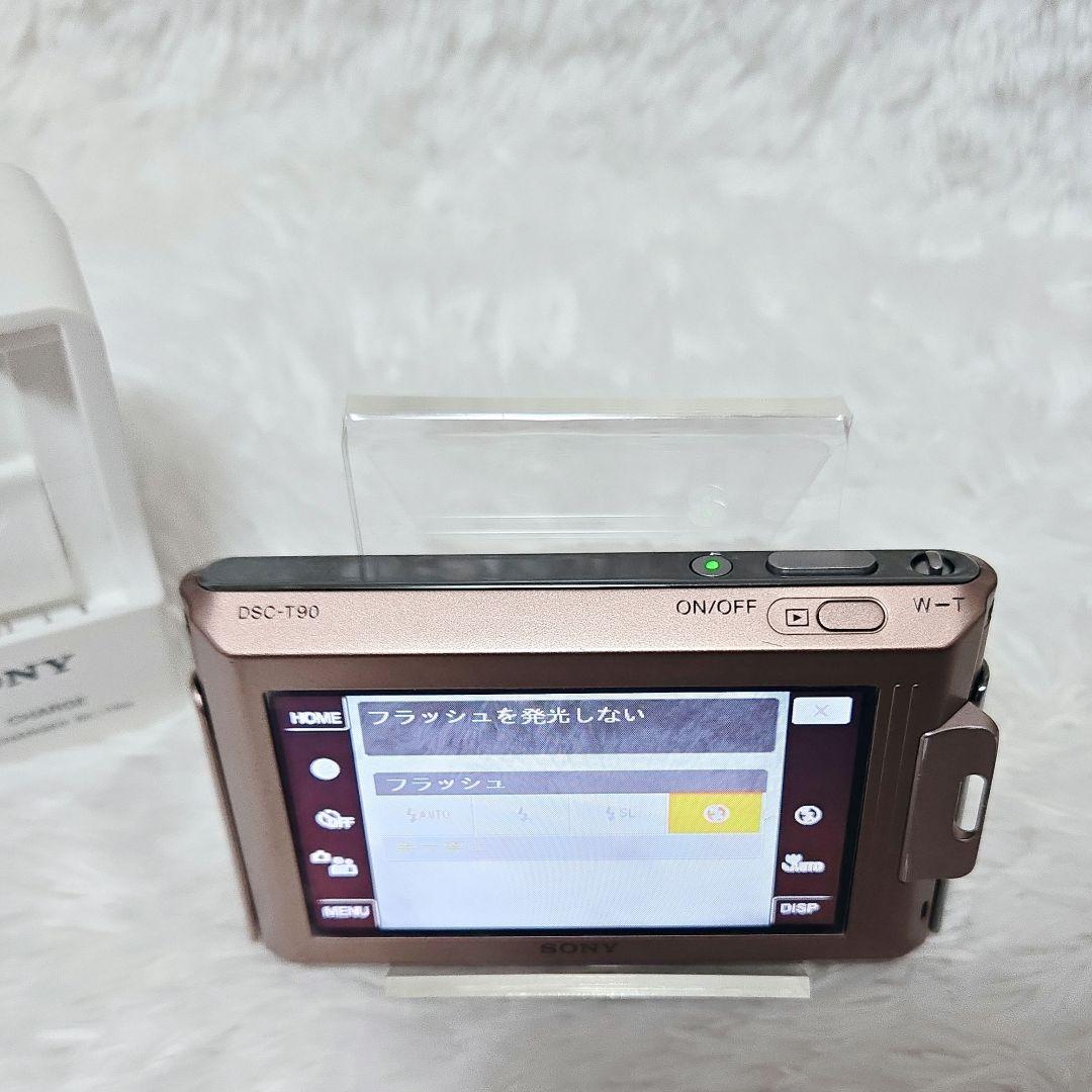 限定値下☆動作確認済 SONY サイバーショット DSC-T90 ブラウン 光沢