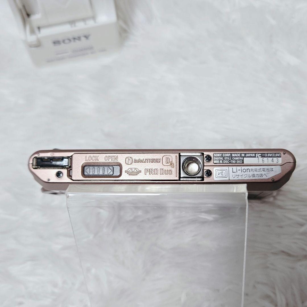 限定値下☆動作確認済 SONY サイバーショット DSC-T90 ブラウン 光沢