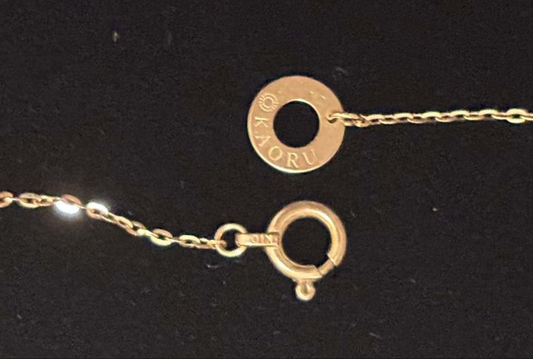 週末限定値下げ✨KAORU K10 スタッズネックレス リングネックレス