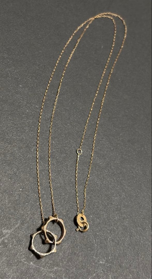 週末限定値下げ✨KAORU K10 スタッズネックレス リングネックレス