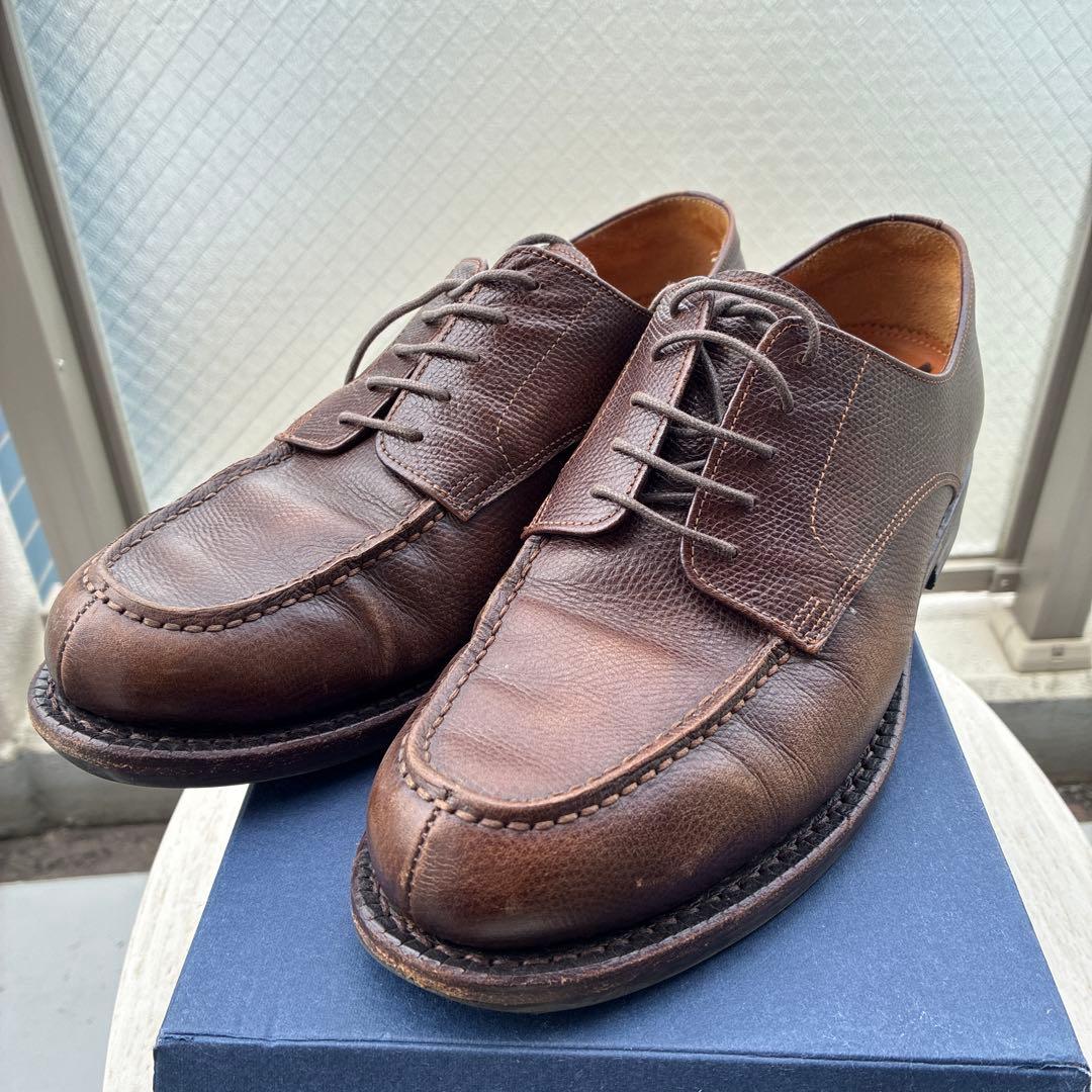 ブラウンレザー ドレスシューズ　ジャランスリウァヤ　ユナイテッドアローズ