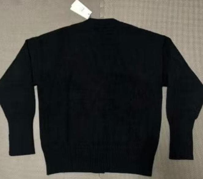 AMI PARIS アミパリスロゴウールカーディガン 男女兼用 S