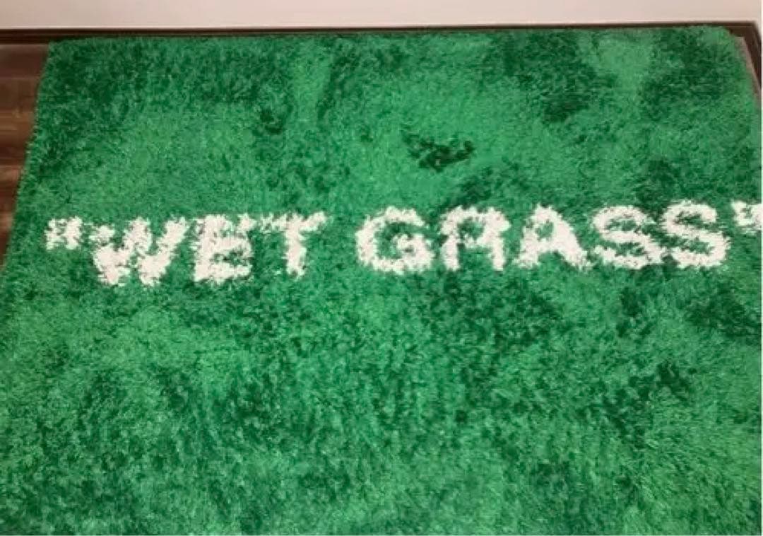 IKEA WET GRASS ラグ Virgil Abroh off-white