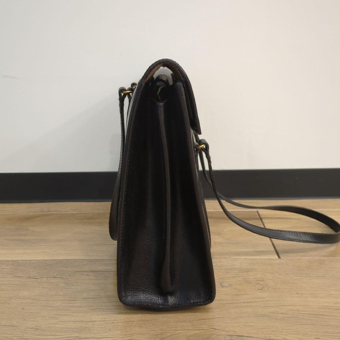 バッグ Felisi Black Leather Tote Handbag 13-44